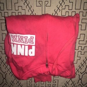 Vs pink jacket zip up